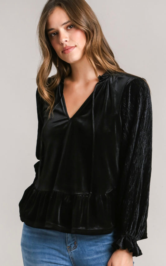 The Midnight Velvet Top