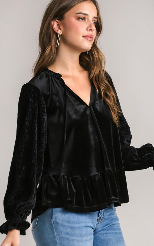 The Midnight Velvet Top